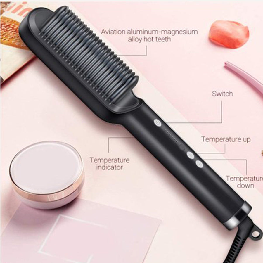 6168 Hqt-909B Hair Straightener Used While Massaging Hair Scalps And Head. ediscountshops.com